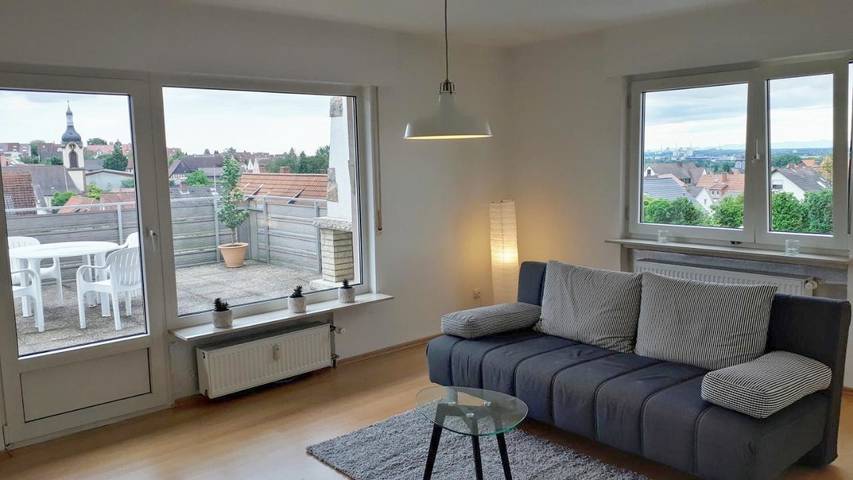 Ferienwohnung für 8 Personen, mit Ausblick und Terrasse in Weinheim - 2