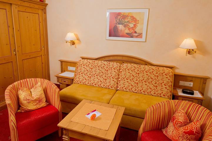 Ferienwohnung für 5 Personen, mit Balkon und Terrasse sowie Garten und Sauna in Radstadt