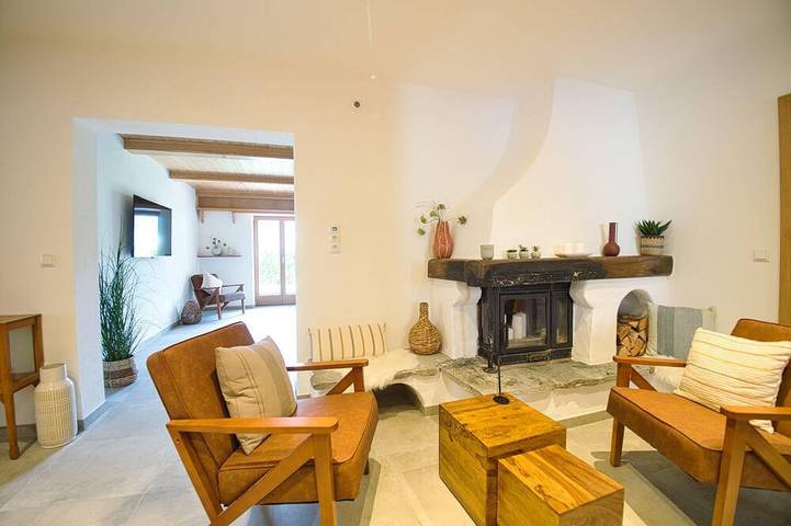 Ferienwohnung für 6 Personen, mit Sauna und Garten sowie Terrasse, mit Haustier