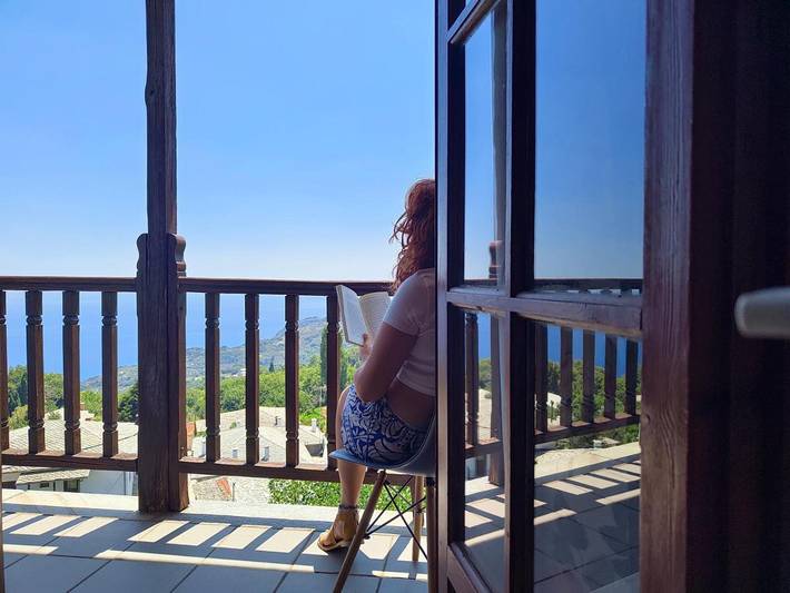 Hôtel pour 2 personnes, avec Balcon ainsi que Terrasse et Vue