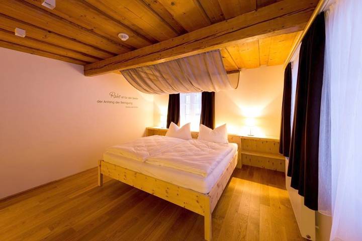 Ferienwohnung für 4 Personen, mit Garten und Ausblick