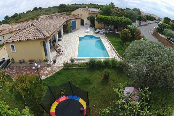 Location de vacances pour 6 personnes, avec Terrasse et Jardin à Beaulieu (Hérault)