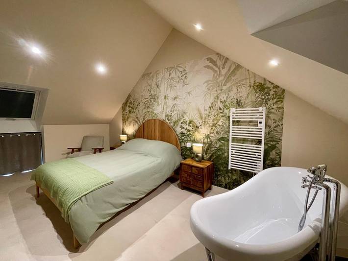 Gîte pour 7 personnes, avec jardin à Montfarville - 4