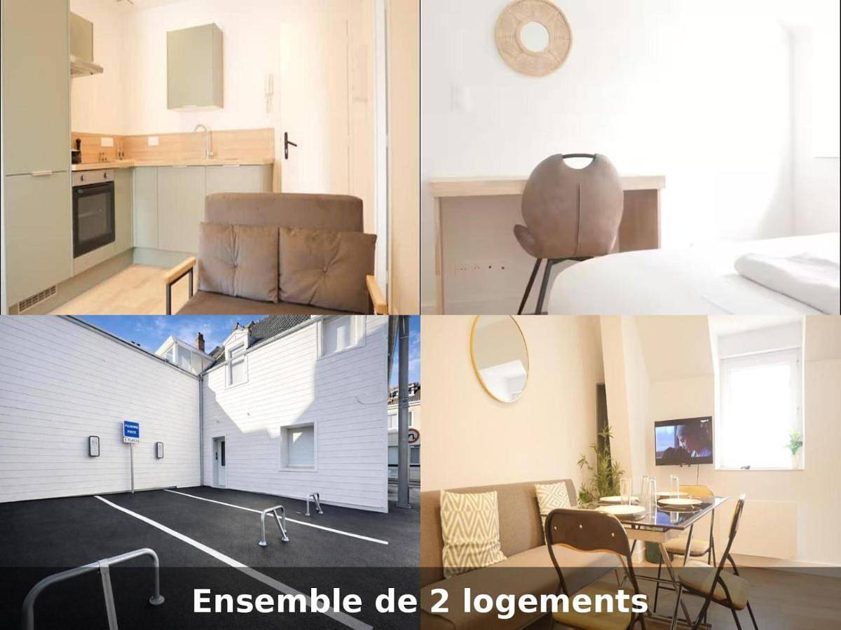 Appartement entier, Immeuble privatif 3 logements et 1 logement non loin de l'immeuble in Le Portel, Région de Boulogne-sur-Mer