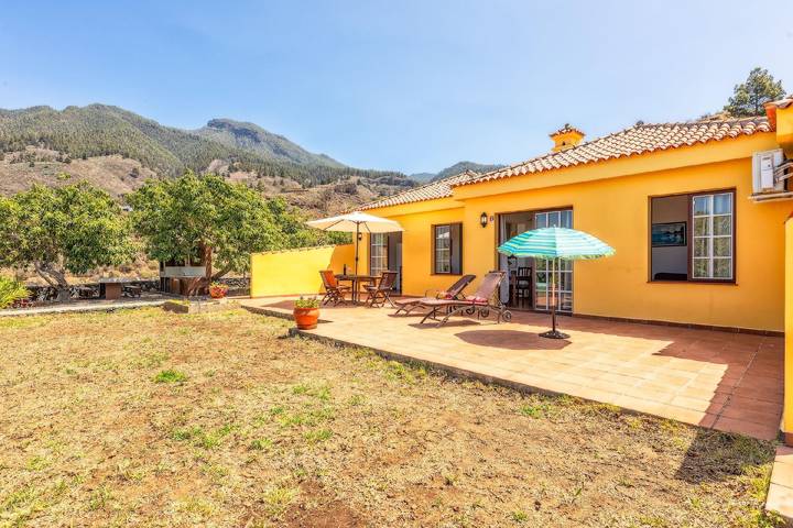 Ferienhaus für 6 Personen, mit Garten und Terrasse, mit Haustier auf La Palma