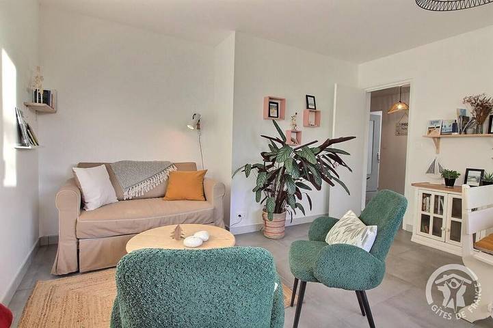 Location de vacances pour 2 personnes, avec jardin et terrasse à Binic