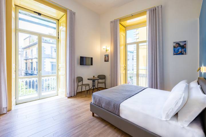 Pension voor 4 personen, met balkon in Napels