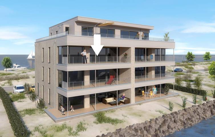 Ferienwohnung für 4 Personen, mit Terrasse und Sauna in Olpenitz