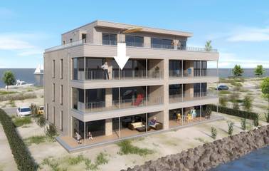 Ferienwohnung für 4 Personen, mit Terrasse und Sauna in Olpenitz