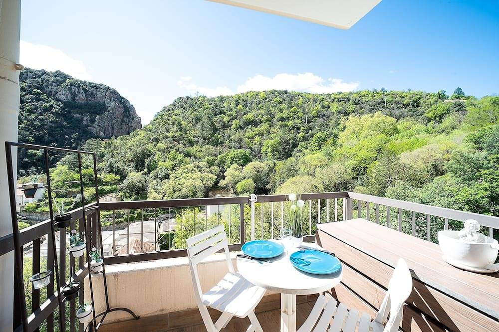 Appartement entier, Le Nid des Thermes - Climatisé vue montagne in Amélie-les-Bains-Palalda, Région de Céret