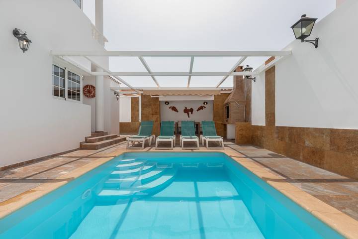 Casa de vacaciones para 12 personas, con Balcón en Tuineje