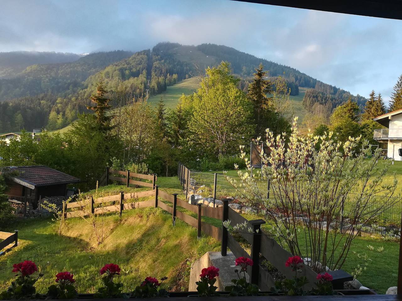 Unterbergblick in Kössen, Kaiserwinkl