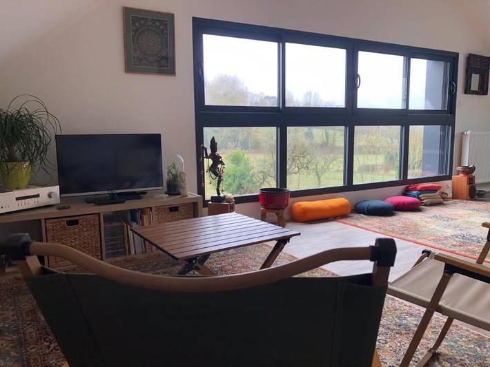 Location de vacances pour 2 personnes, avec jardin ainsi que vue et terrasse à Le Bô - 2