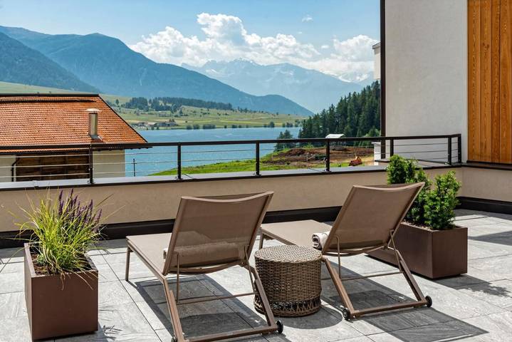 Chalet für 6 Personen, mit Balkon und Whirlpool sowie Terrasse und Sauna im Vinschgau - 3