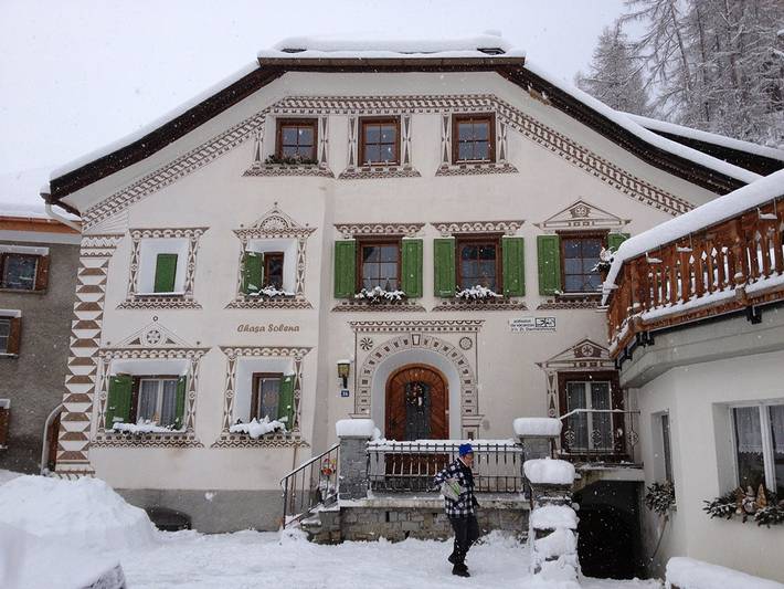 Ganze Ferienwohnung, Ferienwohnung Chasa Solena - Ferienwohnung für 4 Personen in Susch, Unterengadin