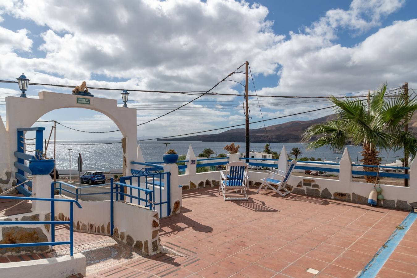 Einheit 3 in „Ventanas de Lanzarote“ mit Gemeinschaftsterrasse, Meerblick & Wlan in Quemada Beach, Lanzarote
