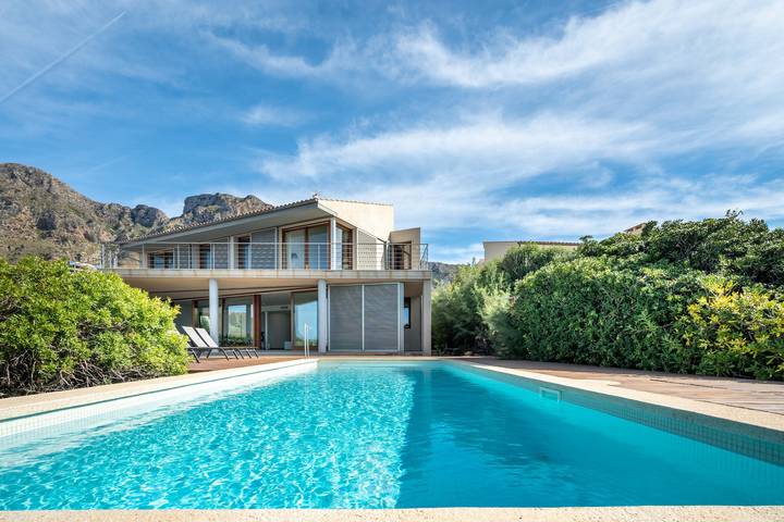 Maison de vacances pour 8 personnes, avec Vue sur l’océan et Terrasse ainsi que Jardin et Piscine à Betlem