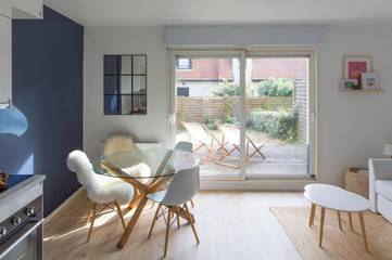 Gîte pour 4 personnes, avec jardin à Wissant