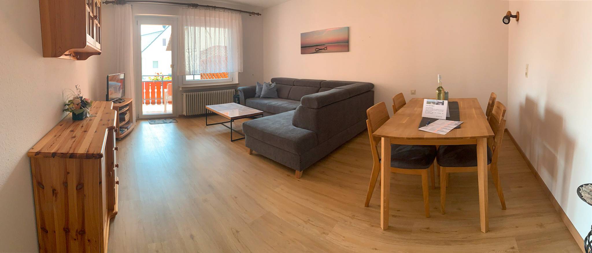 Appartement entier, Appartement "1" avec jardin privé, balcon et Wi-Fi in Hagnau, Obersee (Bodensee)