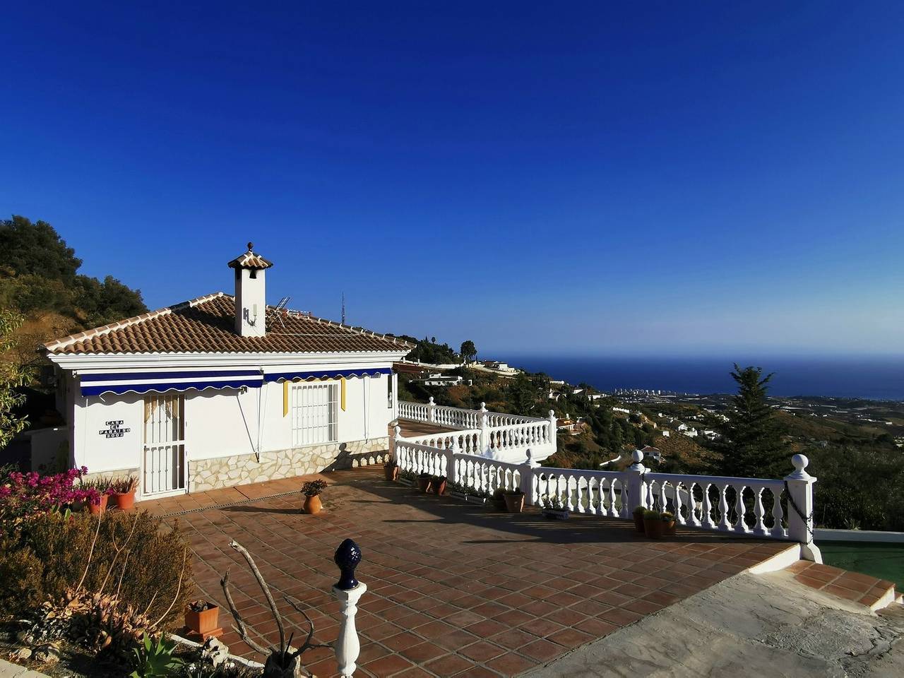 Feriehus for 4 personer med have in Arenas, Costa del Sol