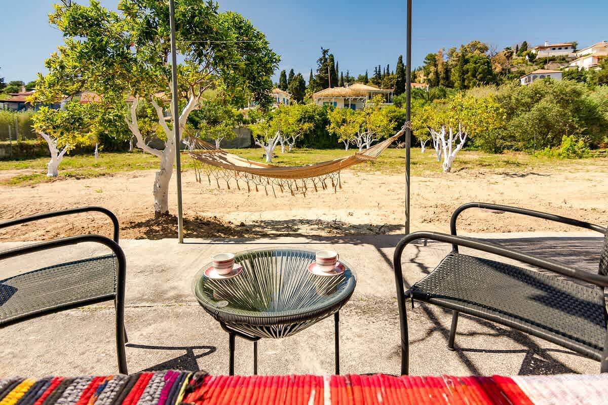 Ferienhaus für 6 Personen mit Balkon/Terrasse in Koroni, Messenien
