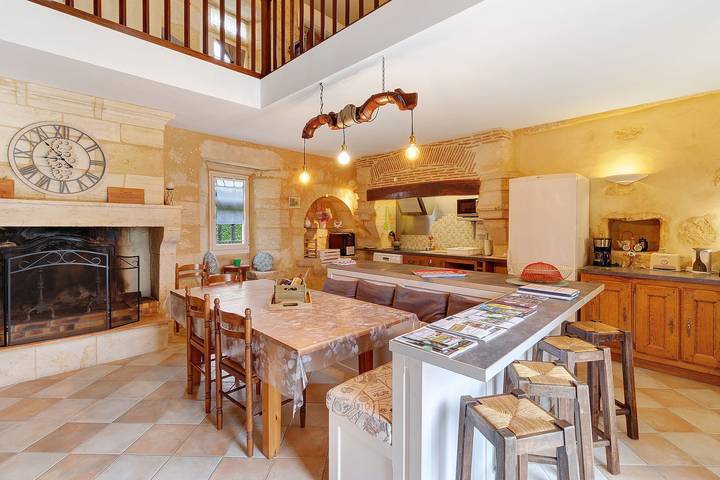 Location de vacances pour 6 personnes, avec jardin à Puisseguin