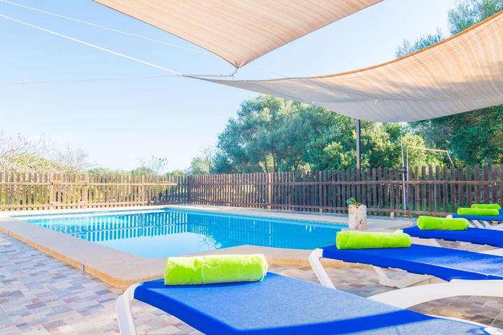 Finca für 6 Personen, mit Terrasse und Garten sowie Pool in Cala Figuera - 4