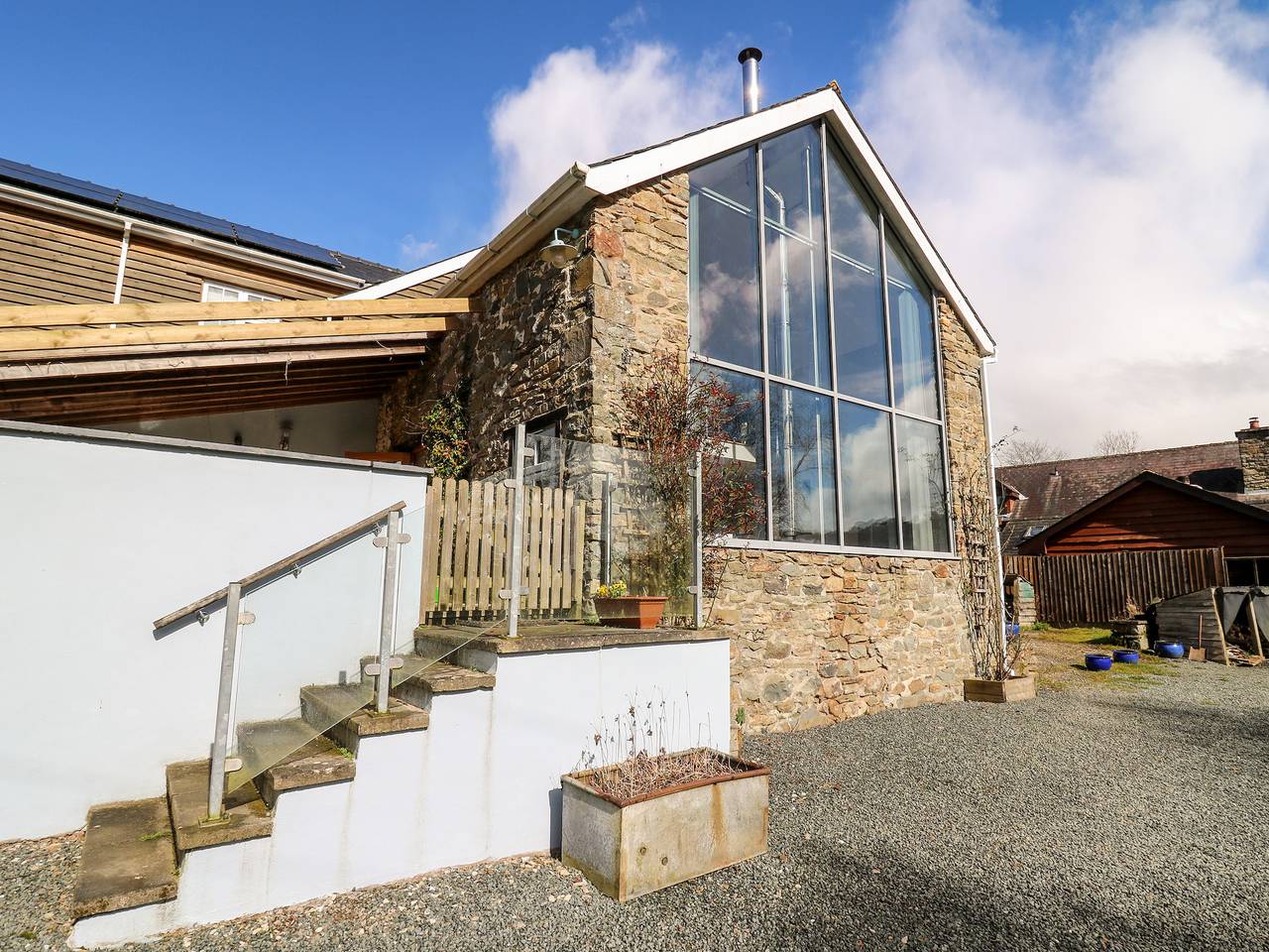 The Barn at Glanoer in Powys