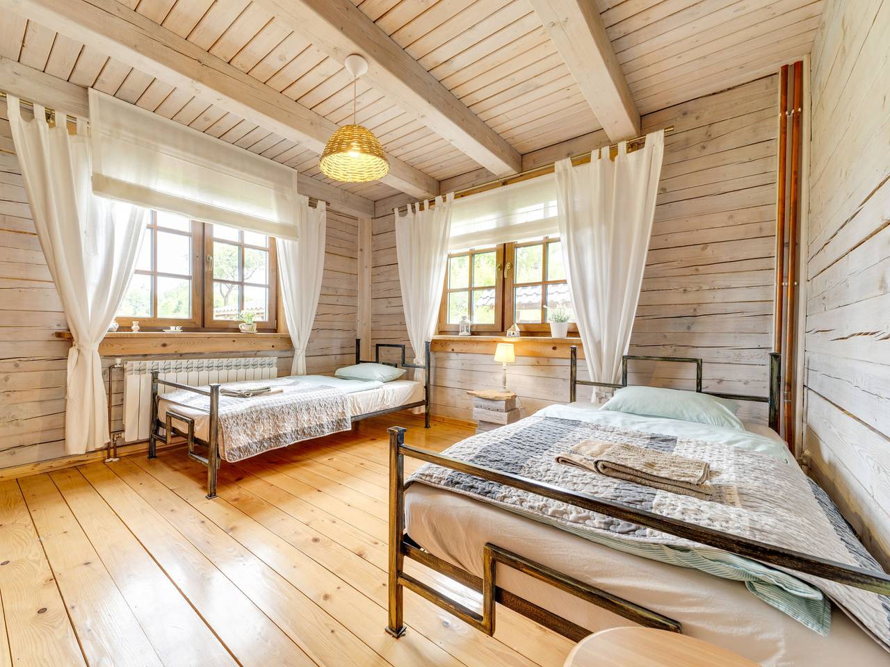 Bieszczady Chata in Karpaten (Polen)