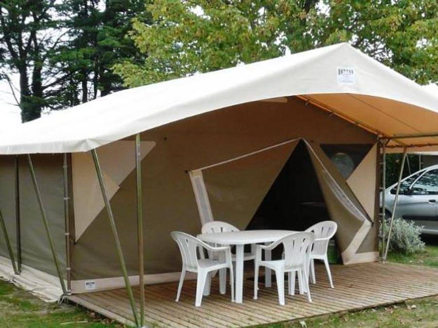 Camping de Keralouet - Bungalowzelt 4 personen - Kanada (ohne Sanitäranlagen) in Plobannalec-Lesconil, Quimper und Umgebung