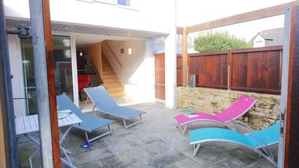 Location de vacances pour 4 personnes, avec balcon à Locmariaquer