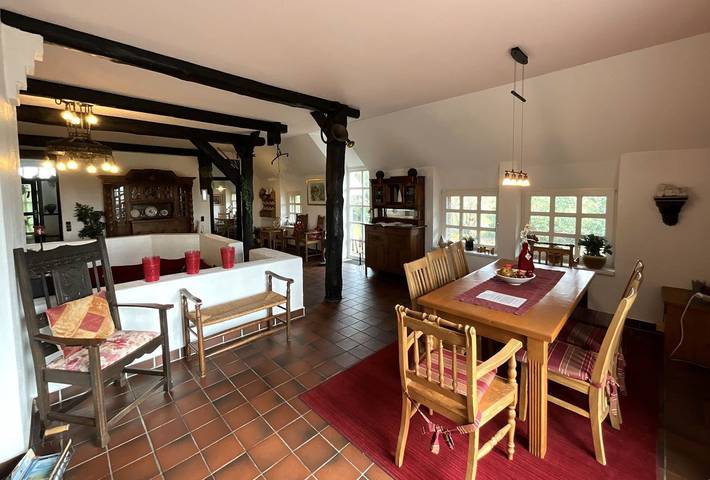 Ferienhaus für 8 Personen, mit Ausblick und Garten sowie Sauna