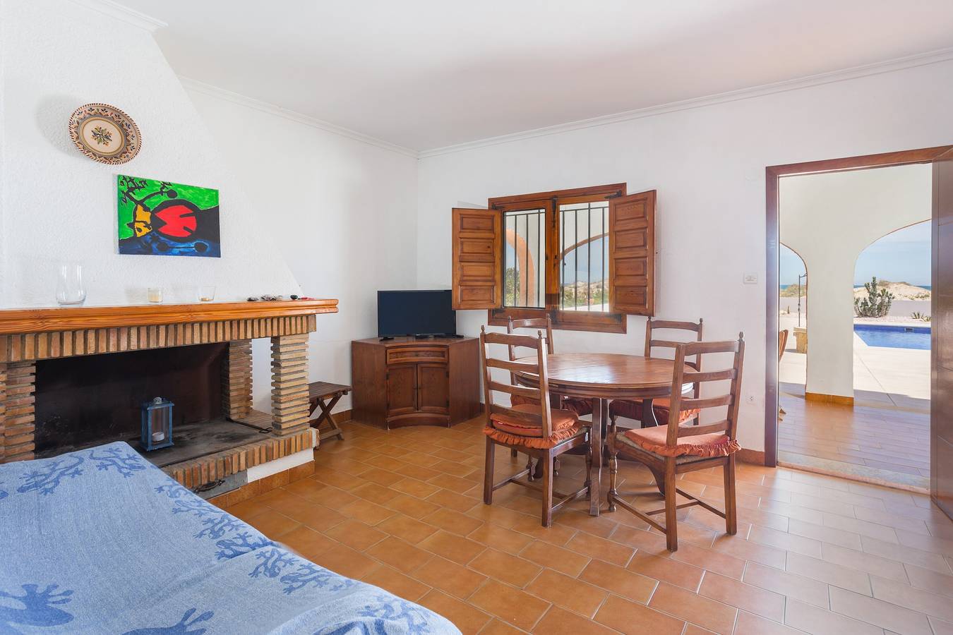 Ferienhaus 'Villa Rosa 1' mit Meerblick, Wlan und Klimaanlage in Oliva, Costa Blanca