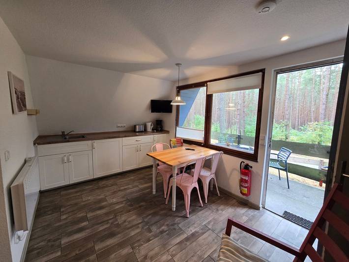 Ferienhaus für 4 Personen, mit Ausblick und Terrasse, mit Haustier