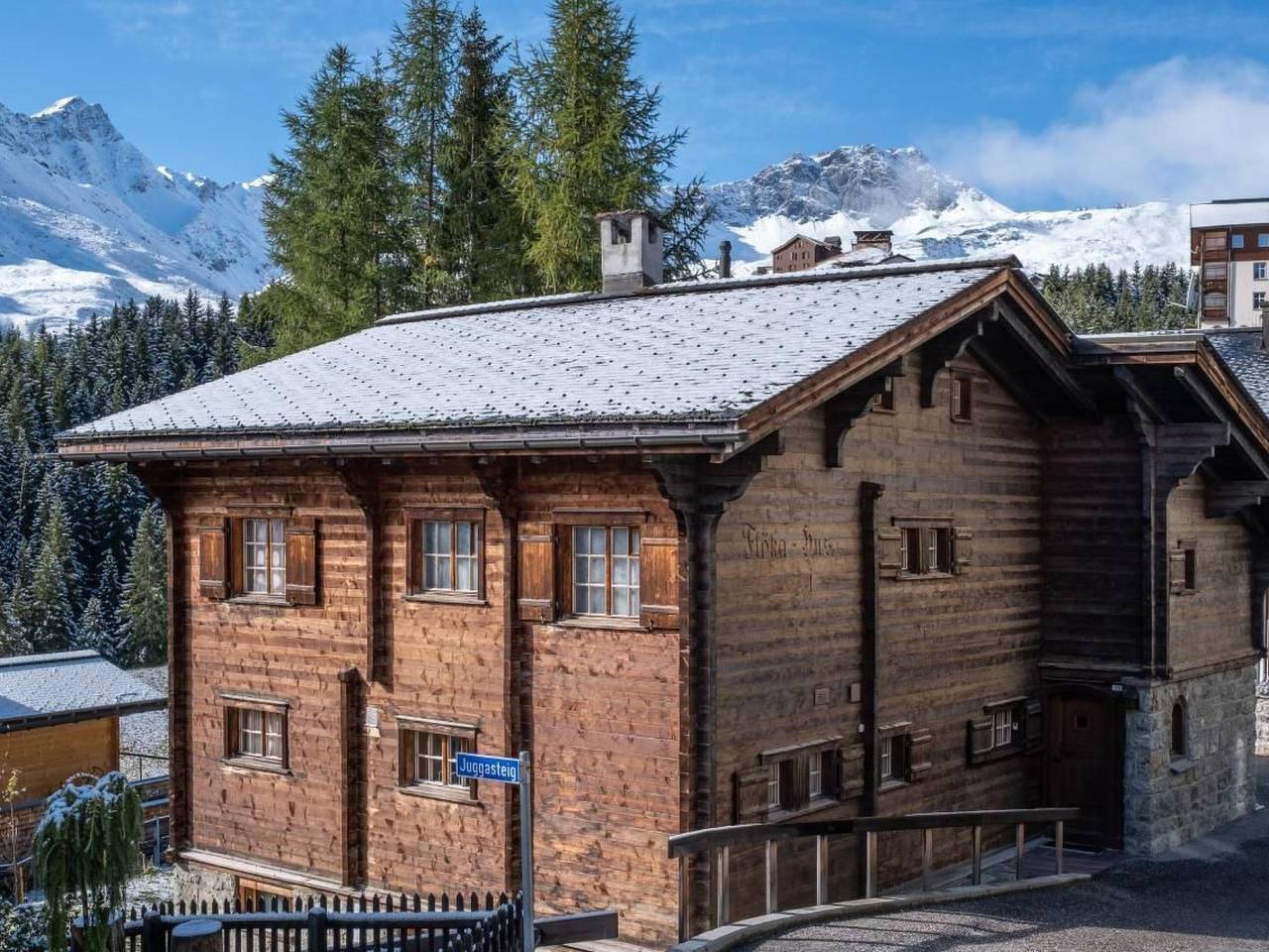 Flöka-Hus in Arosa (Grisones), Plessur alps