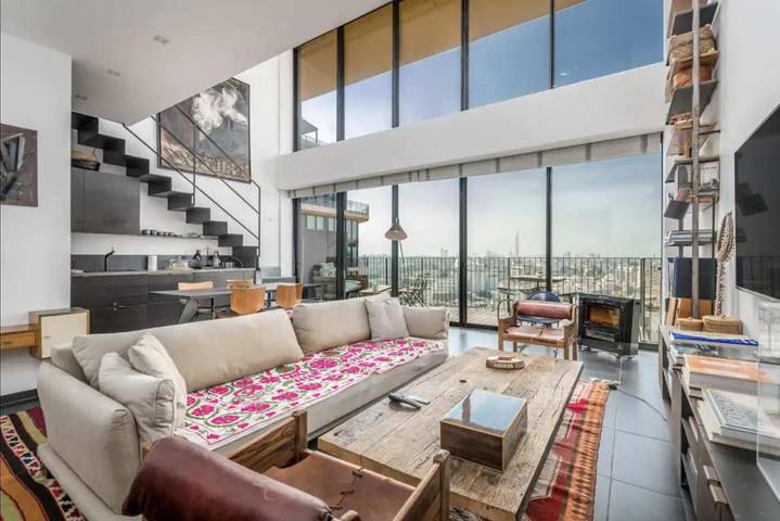 Chambre d’hôte pour 4 personnes, avec jardin ainsi que piscine et vue, adapté aux familles à Tel Aviv - 3