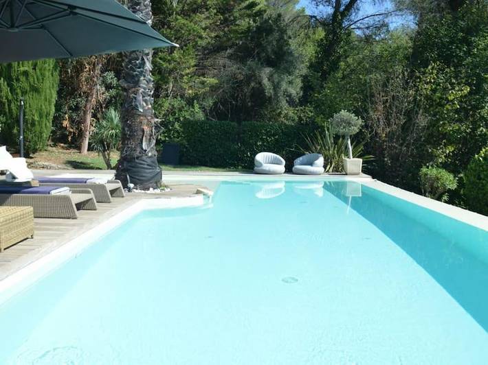 Villa pour 10 personnes, avec vue et piscine ainsi que terrasse et jardin, animaux acceptés à Tourrettes-sur-Loup - 3