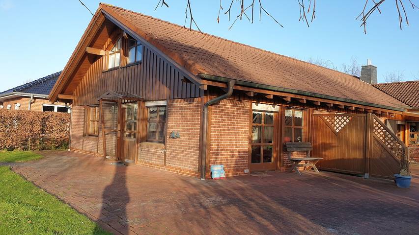 Ferienwohnung für 3 Personen, mit Terrasse und Garten in Geestland