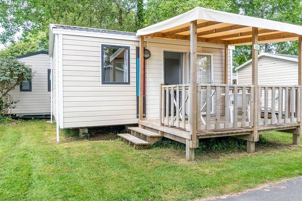 Mobilheim 20m² mit Terrasse in Tréguennec in Tréguennec, Côte de Cornouaille