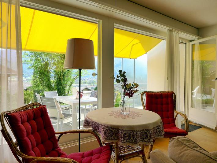 Ferienhaus für 5 Personen, mit Ausblick und Terrasse am Thunersee - 2