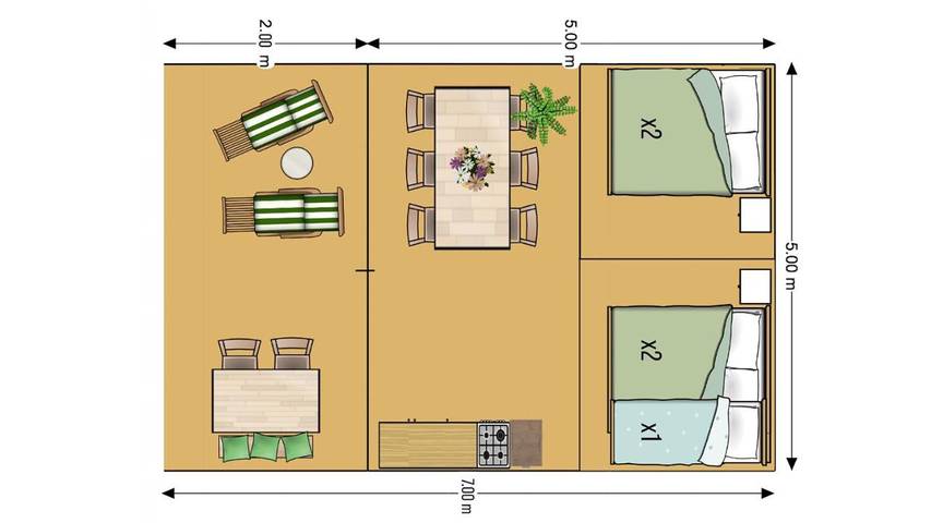 Location de vacances pour 5 personnes, avec vue et terrasse à Dampierre-sur-Salon - 3