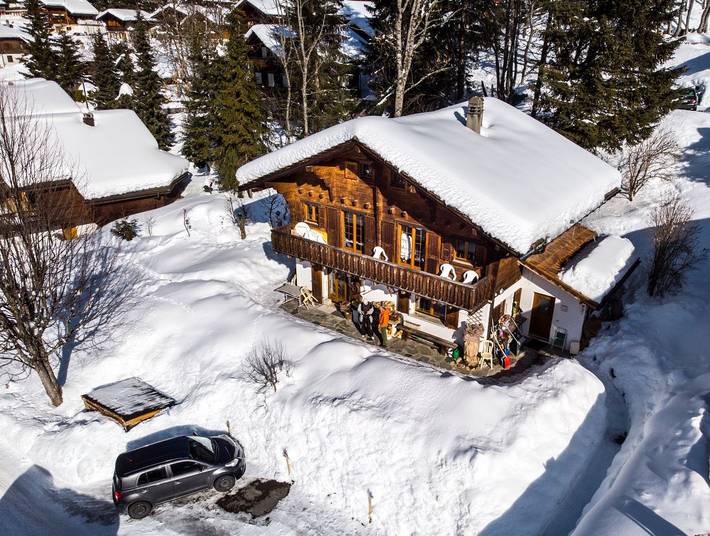 Au Castor - Budget Doppelzimmer in Morgins, Troistorrents