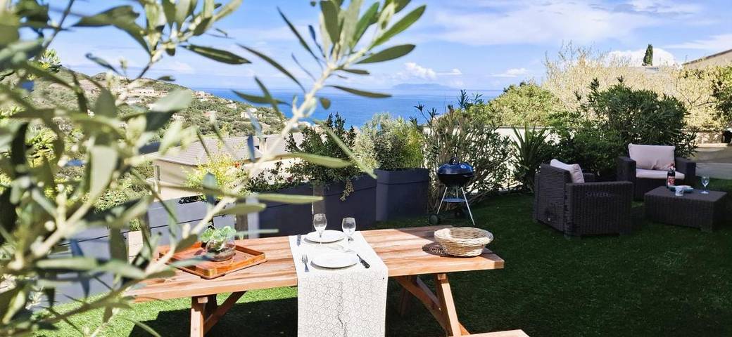 Appartement de vacances pour 4 personnes, avec jardin et vue