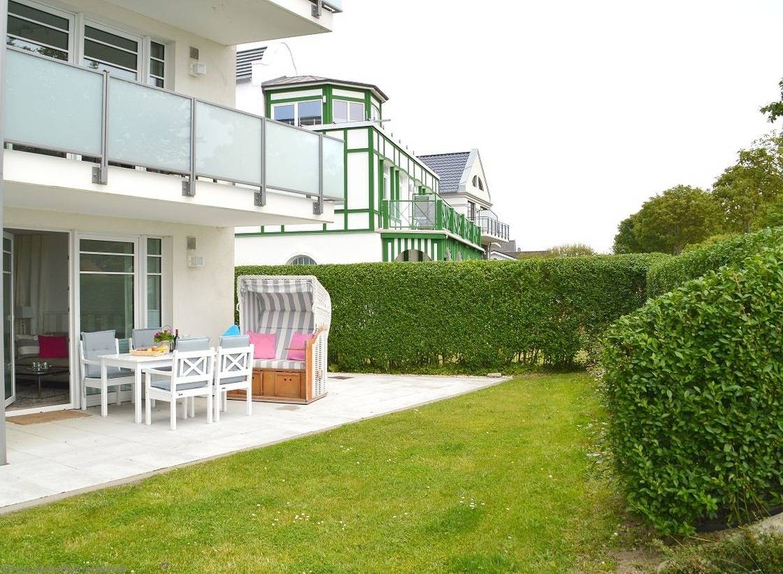 Ganze Ferienwohnung, Schloss am Meer - Whg.3 / große Terrasse mit Meerblick in Wyk auf Föhr (Stadt), Wyk auf Föhr