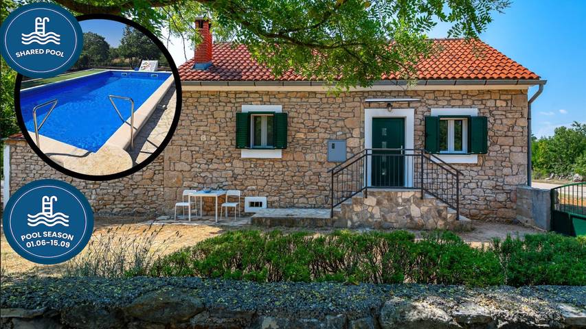 Ferienhaus für 6 Personen, mit Pool und Garten sowie Ausblick - 1