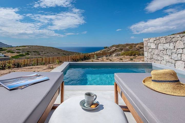 Villa für 4 Personen, mit Balkon auf Milos