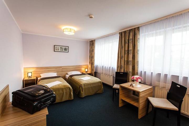 Hotel dla 4 osób, z widok i taras oraz sauna w Zabrze