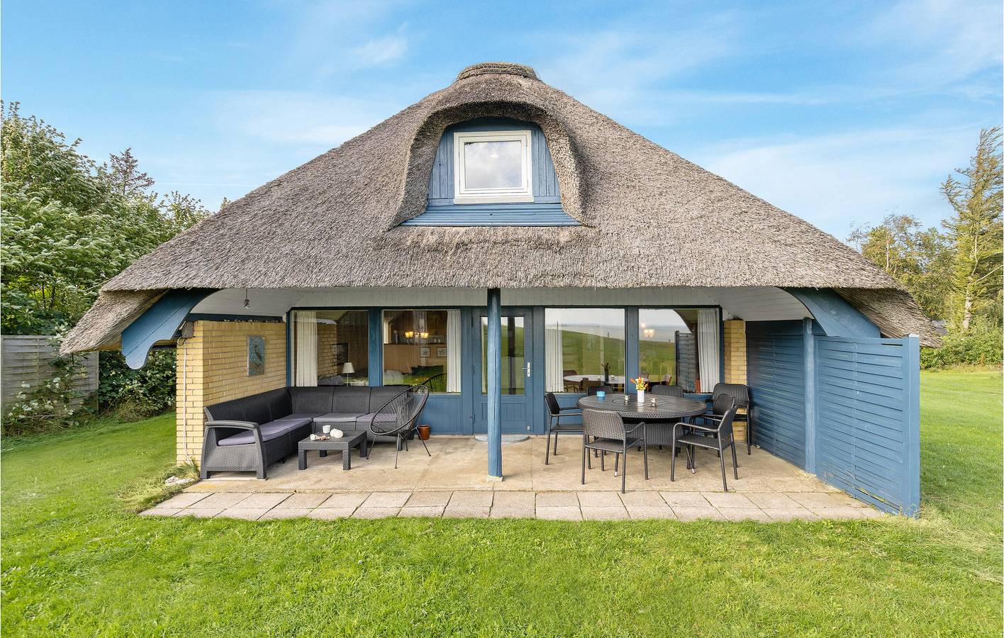 Ferienhaus für 6 Personen mit Terrasse in Thyholm, Oddesund