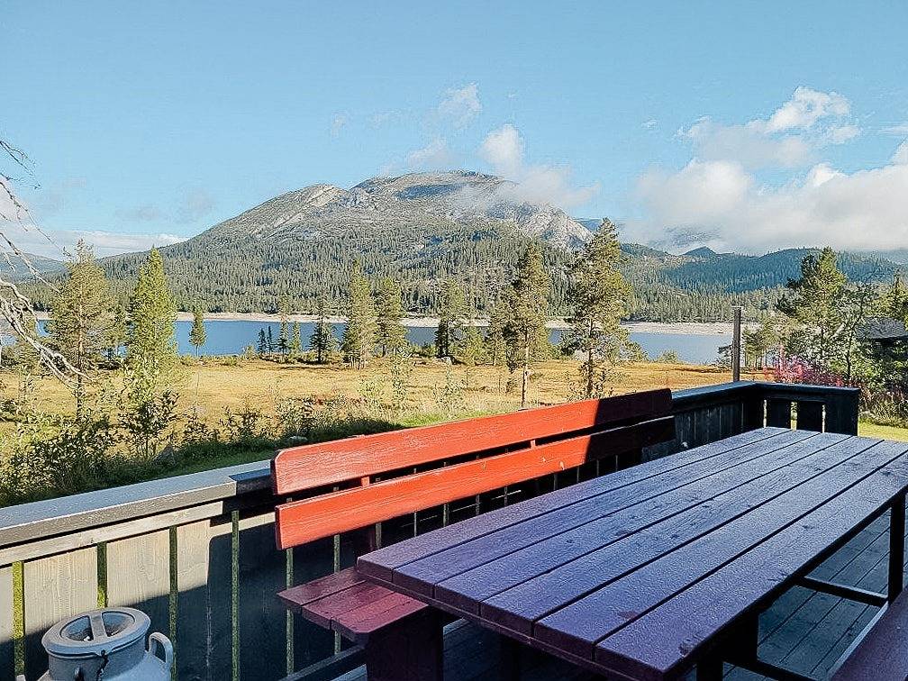 Berghütte mit Blick auf Bonsenås in Hjartdal