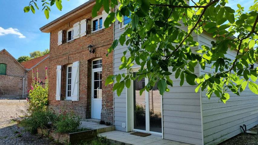 Maison de vacances pour 6 personnes, avec terrasse ainsi que vue et jardin
